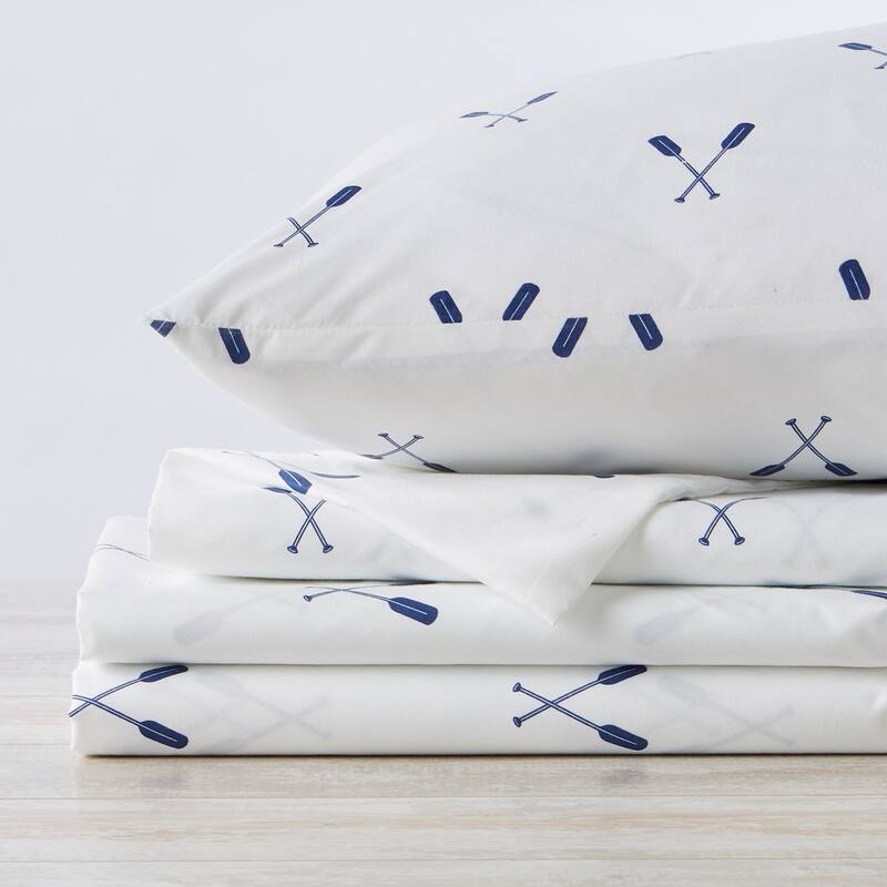 Lodge Printed Ultra-Smooth Microfiber Bed Sheet Set by Great Bay Home