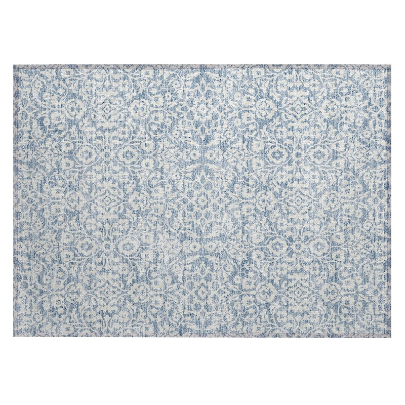 Machine Washable Indoor/ Outdoor Chantille Traditional Farmhouse Rug