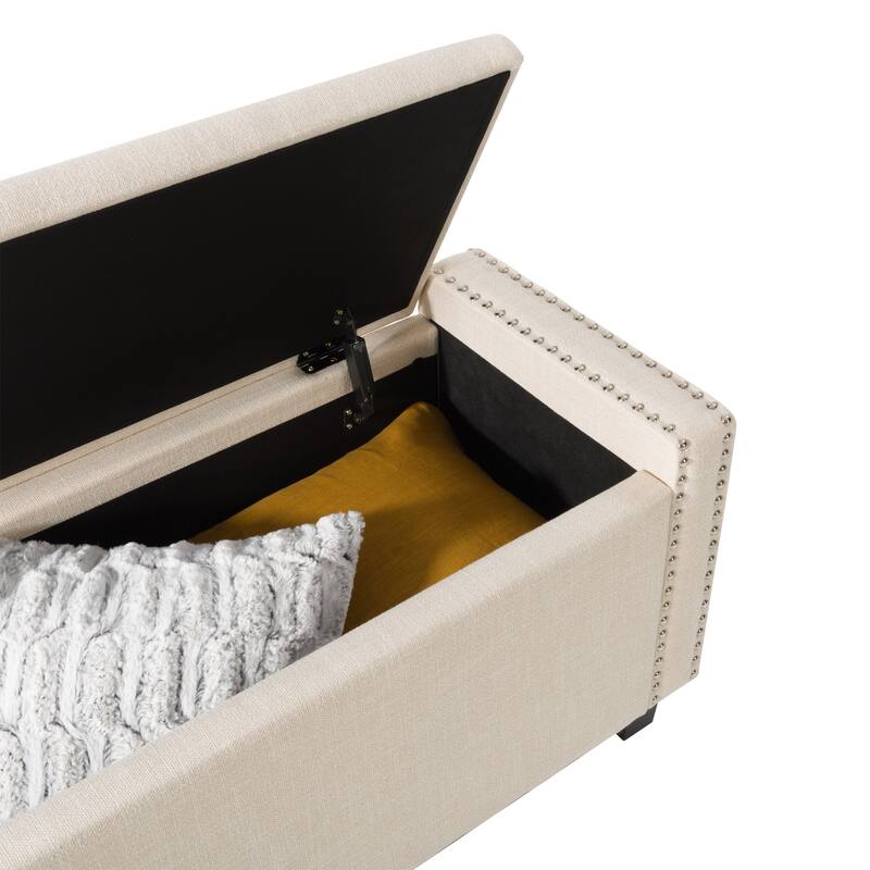 Luna Upholstered Storage Bench