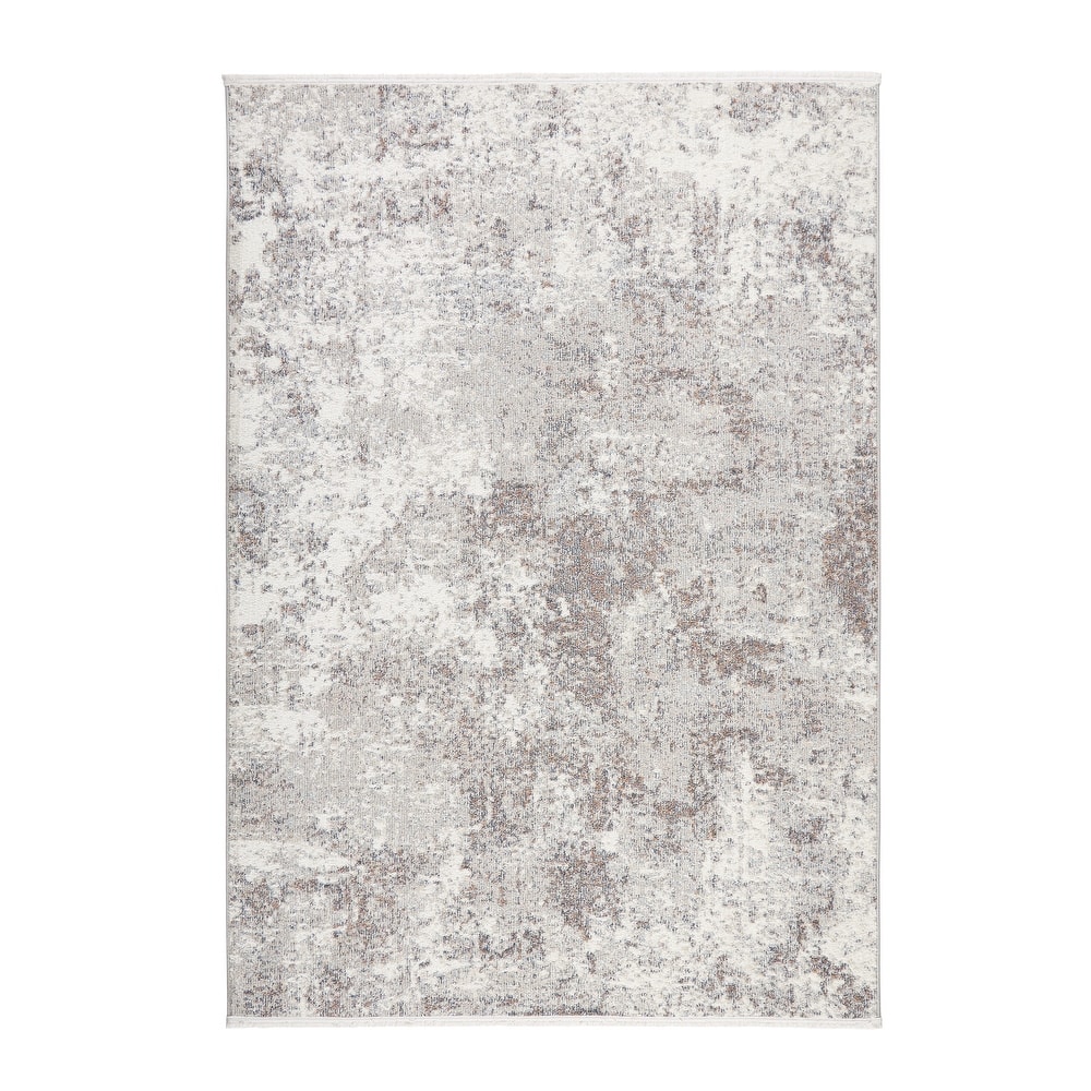 TOWN & COUNTRY EVERYDAY Rein Abstract Cloud Everwash Washable Non-Slip Backing Area Rug