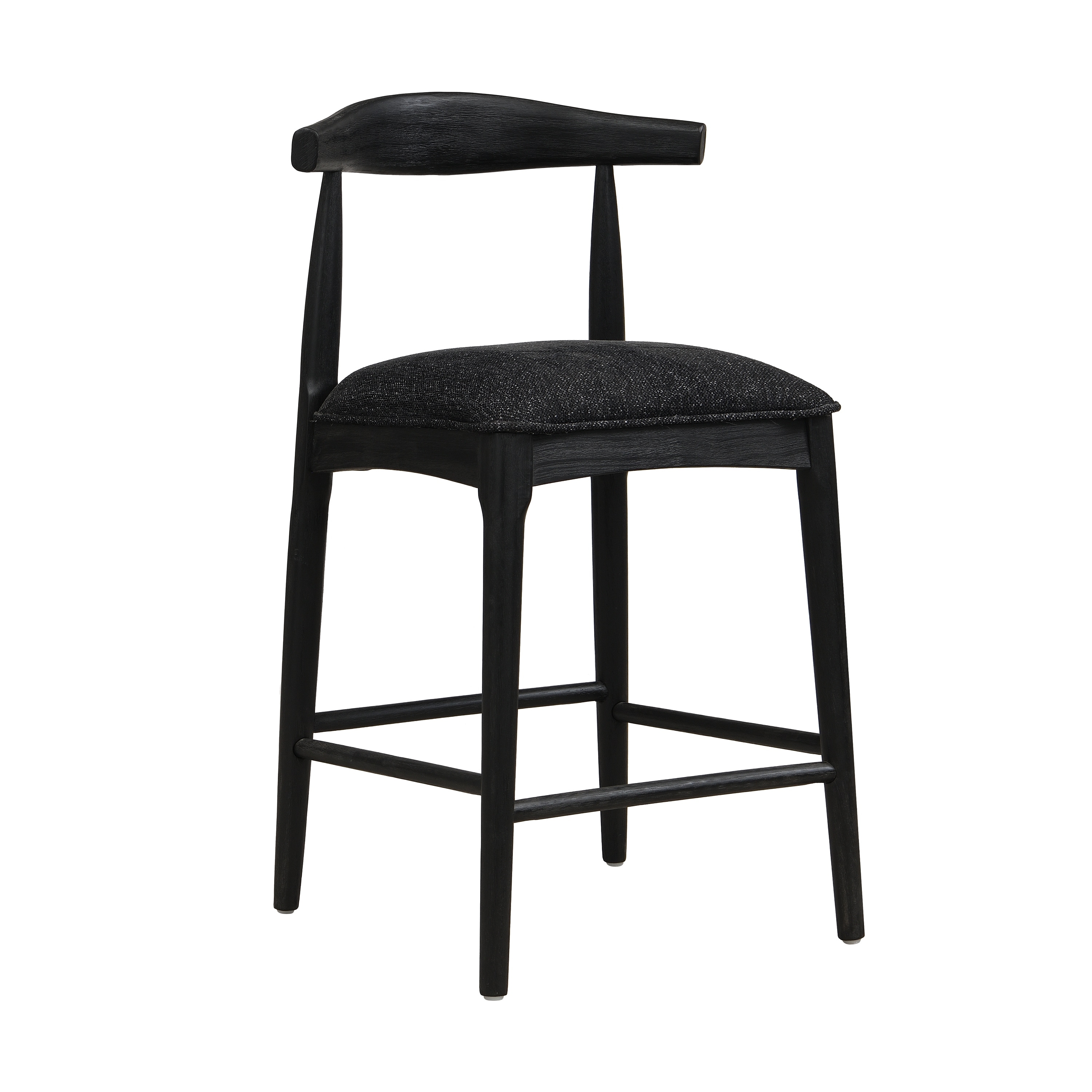 Counter Height Stool Dining Chair Side Chair Bar Chair Set of 2 Reception Chair Black Kitchen Chair Accent Chair