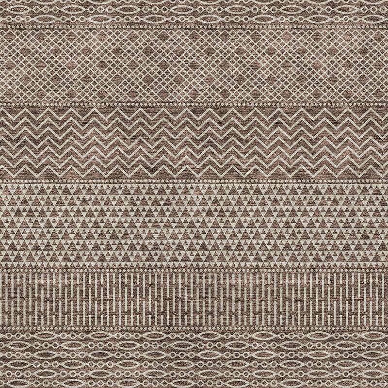 HomeRoots Chevron Modern Rectangle Outdoor Rug