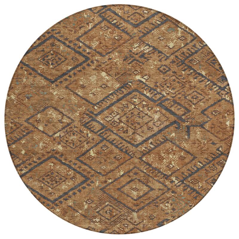 Machine Washable Indoor/ Outdoor Global Andes Chantille Rug