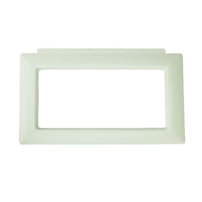 14" White HydroTools Wide Mouth Swimming Pool or Spa Trim Skimmer Face Plate