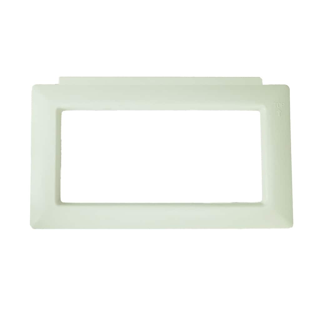 14" White HydroTools Wide Mouth Swimming Pool or Spa Trim Skimmer Face Plate