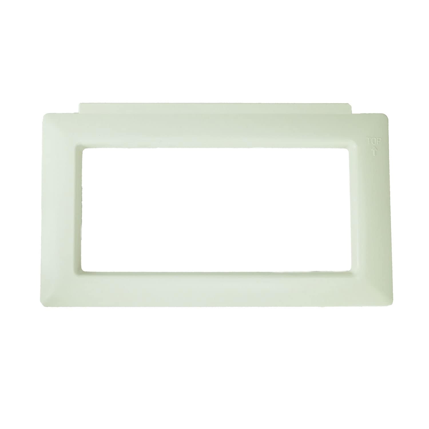 14" White HydroTools Wide Mouth Swimming Pool or Spa Trim Skimmer Face Plate