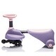 preview thumbnail 52 of 56, 360-Degree Steering Wheel Ride-On Car with Shock Absorbing PU Wheels