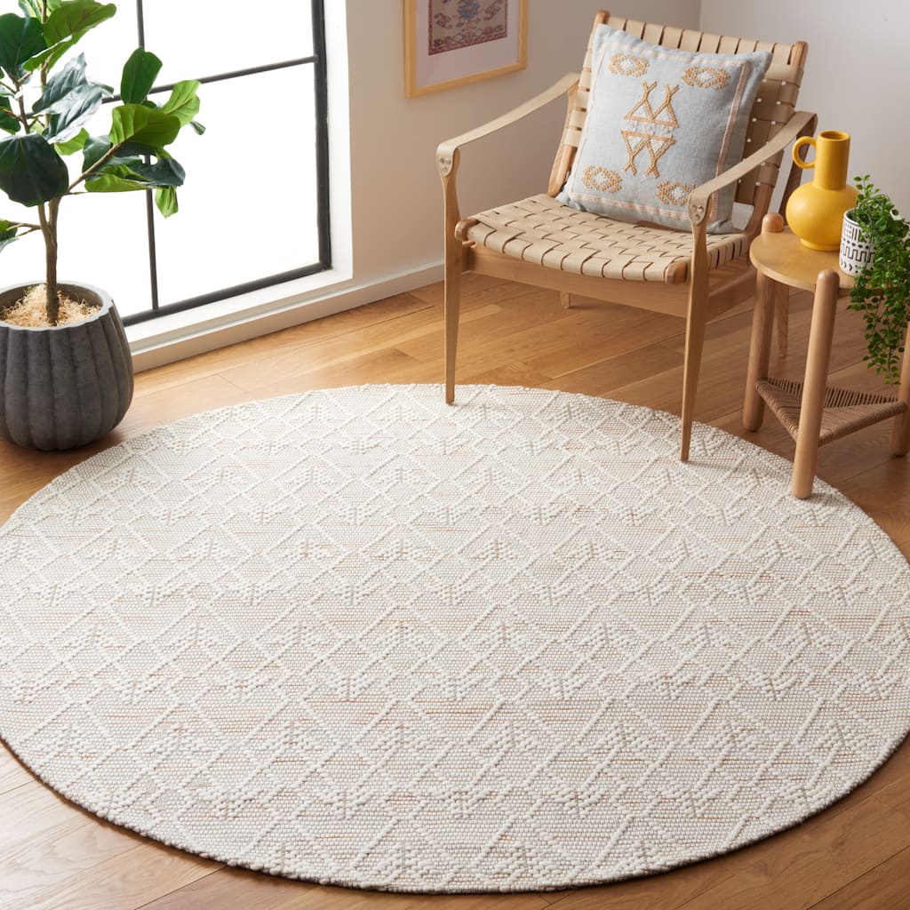 SAFAVIEH Handmade Marbella Wakako Modern Wool Rug