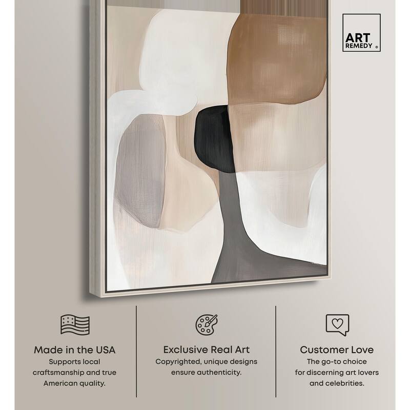 Curvilinear Composition II Canvas by Art Remedy