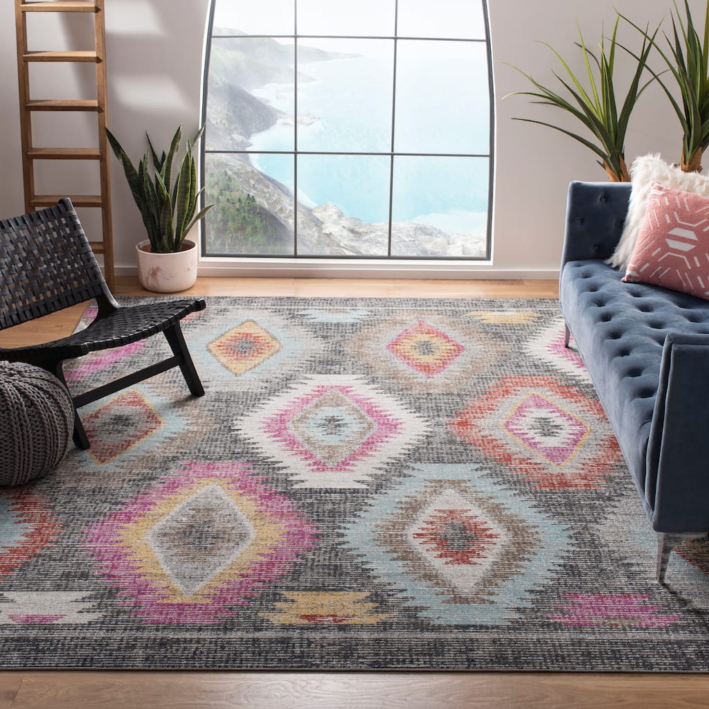 SAFAVIEH Montage Gwenyth Indoor/ Outdoor Waterproof Patio Backyard Rug