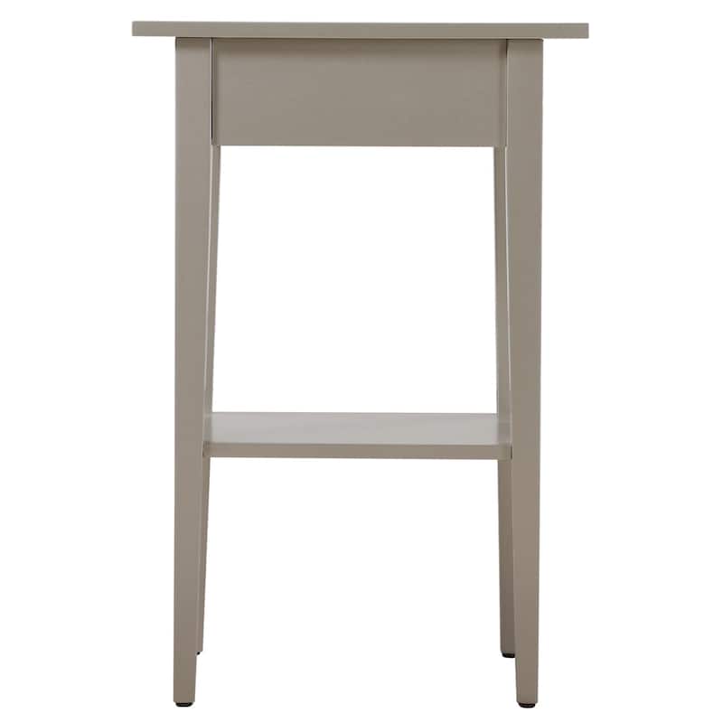 Wood Nightstand with Drawer