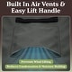 preview thumbnail 4 of 12, Pure Garden Polyester Waterproof Rectangular Patio Table Cover