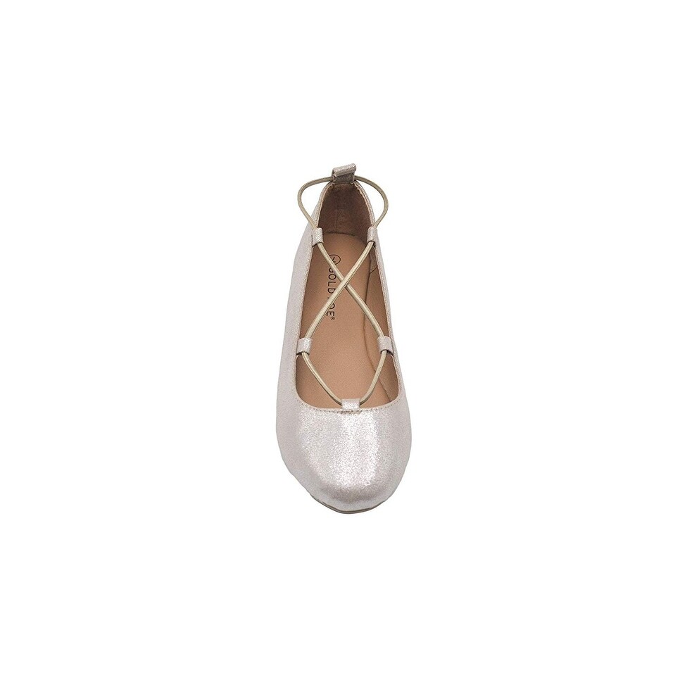 ladies grey ballet pumps