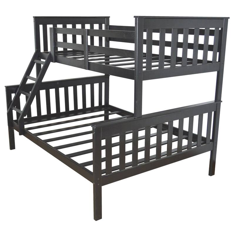 Pine Twin over Full Mission Bunkbed - Graphite