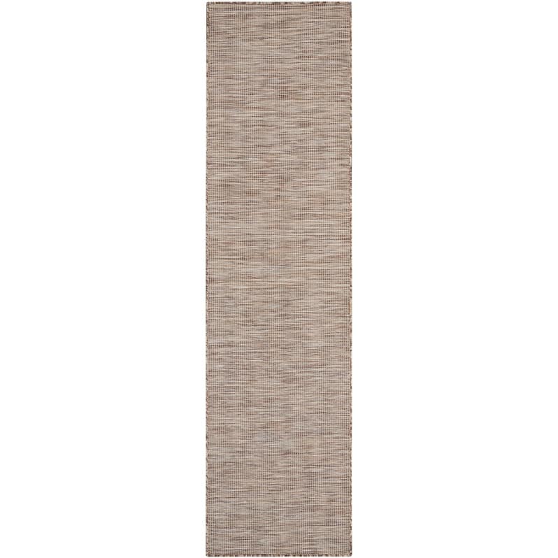 Nourison Positano Casual Modern Indoor/Outdoor Rug - 2' x 6' - Beige