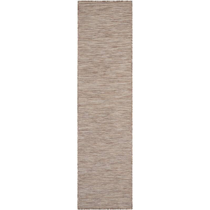 Nourison Selerno Indoor/Outdoor Solid Area Rug - 2'2"x8' - Beige
