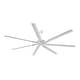 preview thumbnail 12 of 24, 84" Industrial Aluminum Warehouse Black Extra Large Ceiling Fan with Remote - 84" Big Ceiling Fan