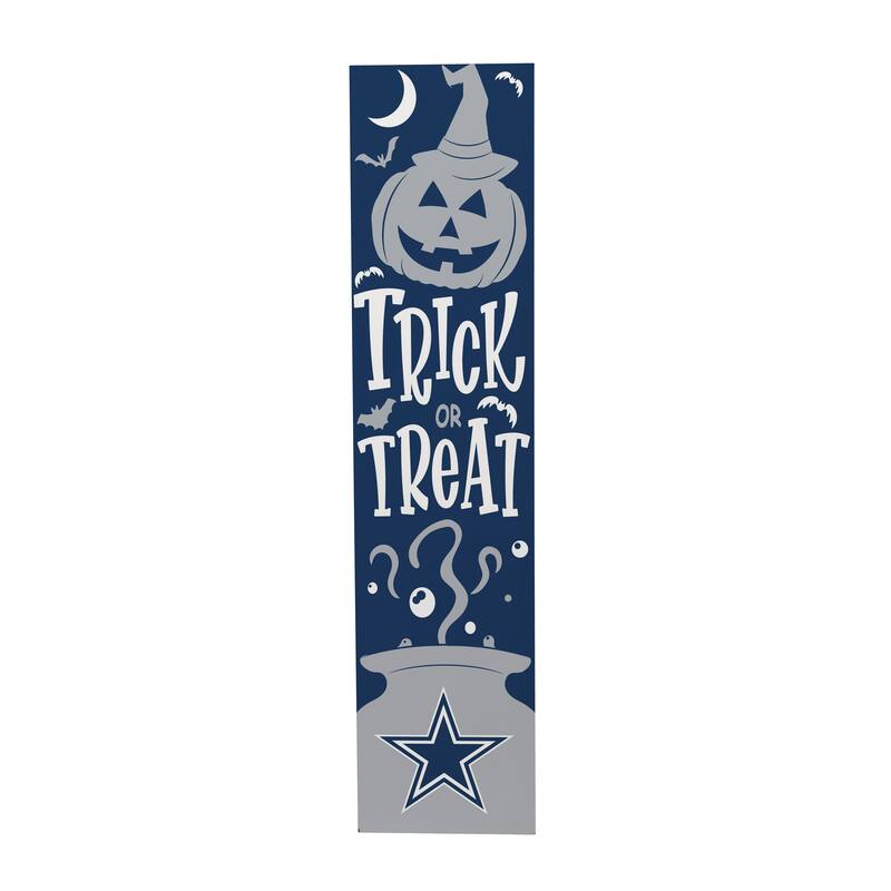 47" Double Sided Seasonal Porch Leaner, Dallas Cowboys - 47" x 11.25"
