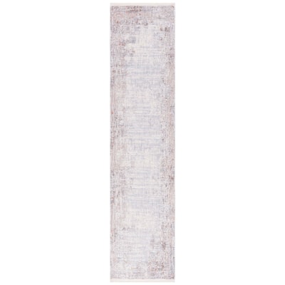 SAFAVIEH Marmara Yosra Modern Abstract Rug - Beige/Blue Rust - 2' x 8'