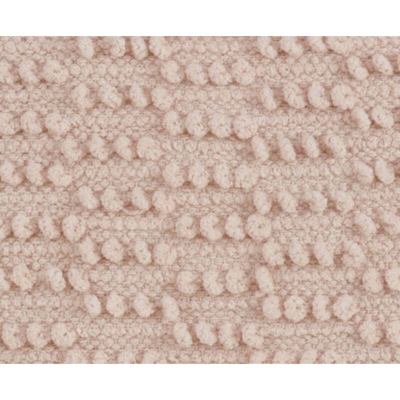 Nubby Design Down Filled Throw Pillow