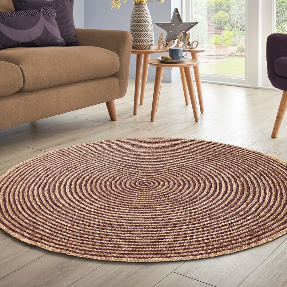 Superior Braided Jute Reversible Indoor/Outdoor Area Rug
