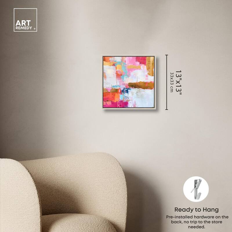 Exuberant Hues II Canvas by Art Remedy
