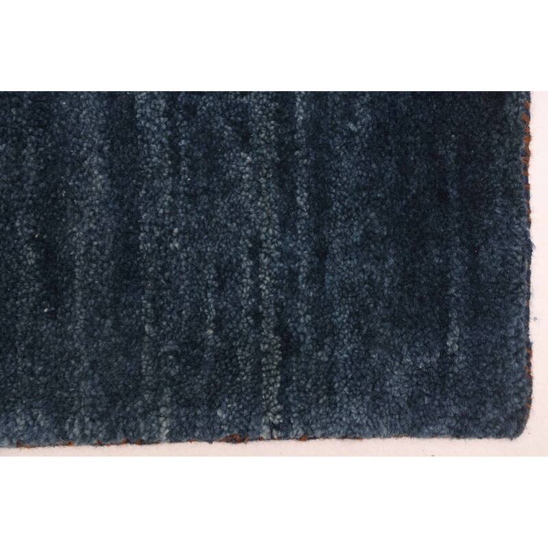 ECARPETGALLERY Hand-knotted Peshawar Ziegler Dark Blue Wool Rug - 5'3 x 6'11
