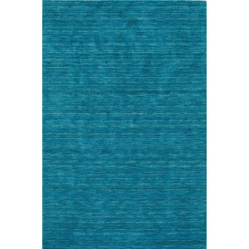 Addison Cooper Multi Shade Solid Wool Area Rug - 8'X10' - Blue - Rectangle