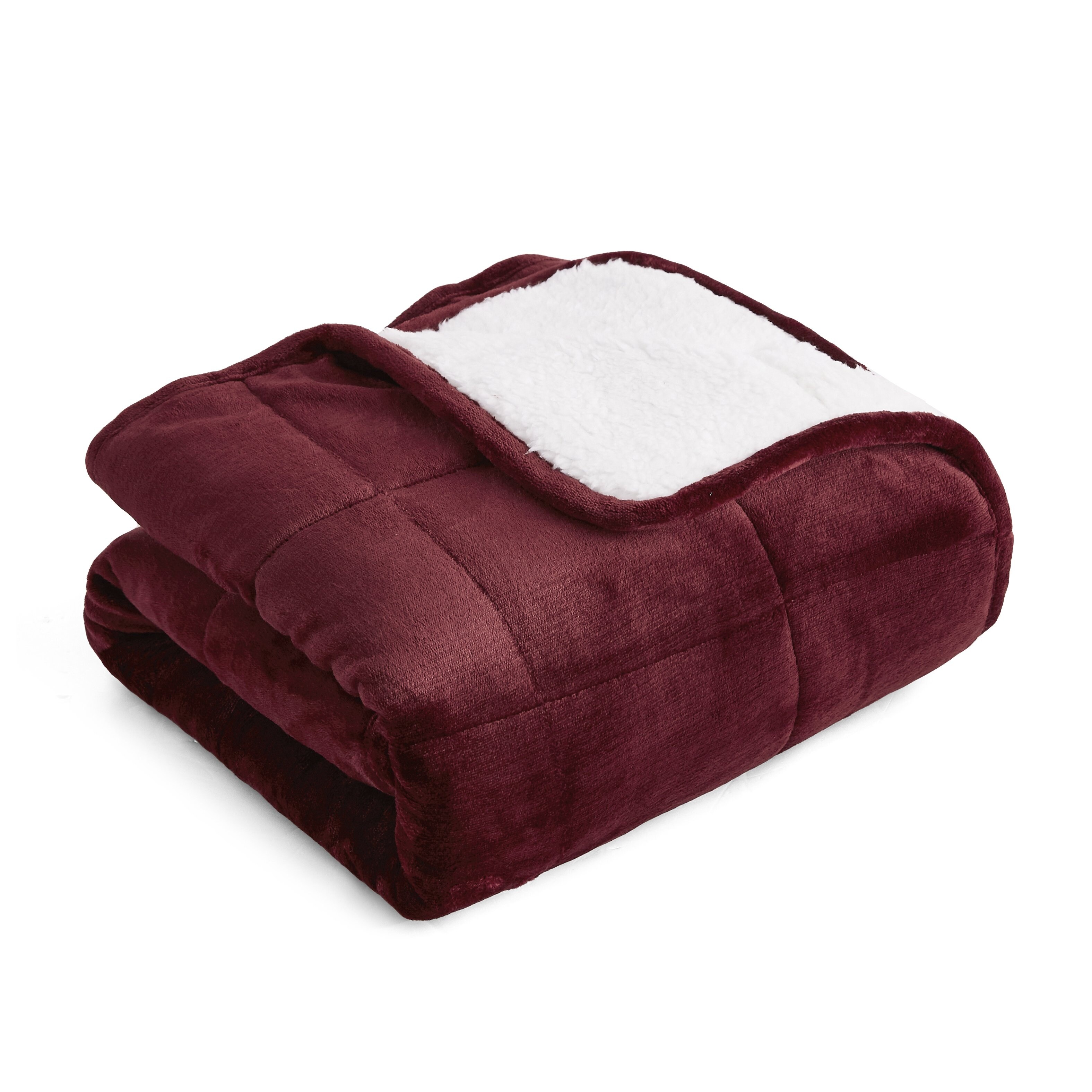 Kids Velvet Sherpa Weighted Throw Blanket 6 Lb 40x60 Inches Overstock
