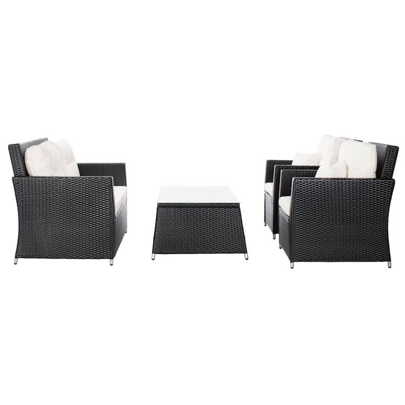 SAFAVIEH Outdoor Living Lorma 4-Piece Patio Set.