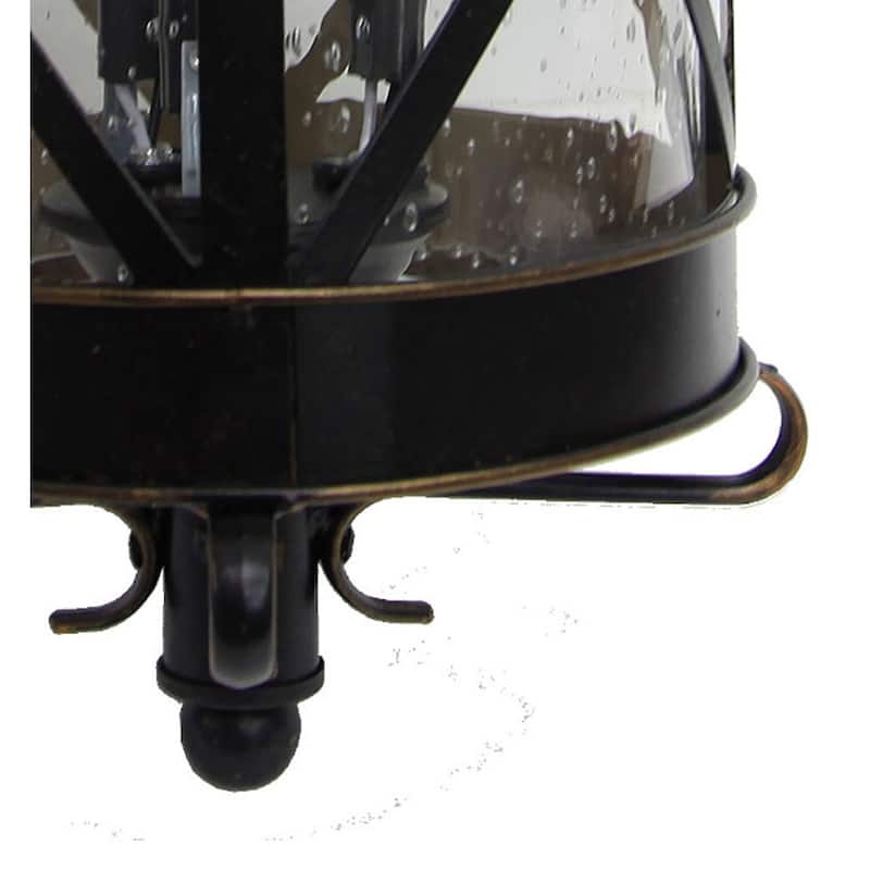 Taysom 3 Light Exterior Hanging Light in Oil Rubbed Bronze