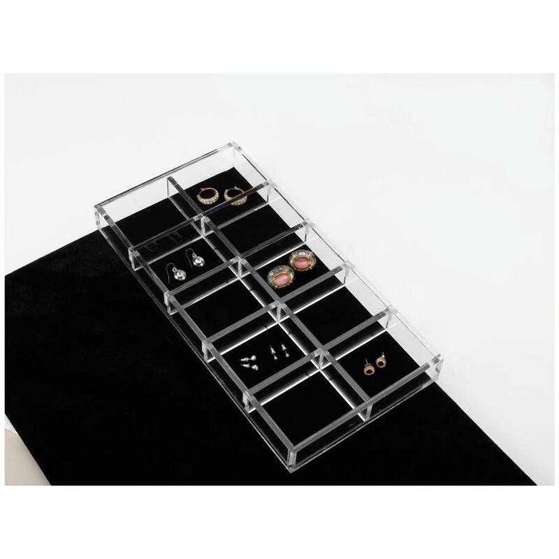 Rev-A-Shelf CA Series Large Clear Acrylic Jewelry Organizer Insert - Clear