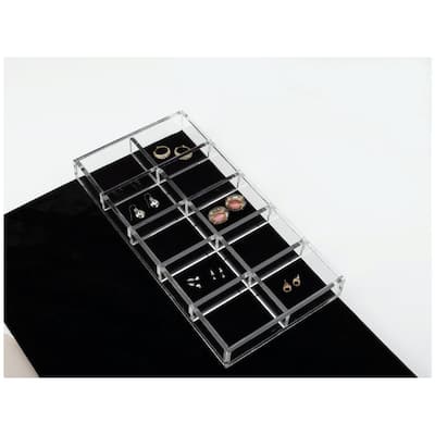 Rev-A-Shelf CA Series Large Clear Acrylic Jewelry Organizer Insert