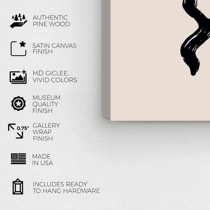 Wynwood Studio Canvas Fashion and Glam Nala Black and Modern & Contemporary Wall Art Canvas Print