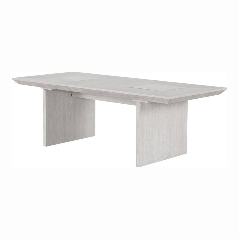Furniture of America Juniper 5-Piece Light Grey Wood Extendable Dining Set