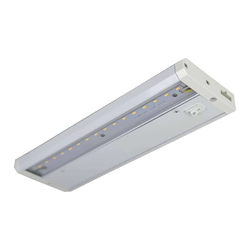 LED Under-Cabinet or Closet Lights - Dimmable, Direct Wire or Plug-in, 400-760 Lumens, 3000K Warm White, - 12in