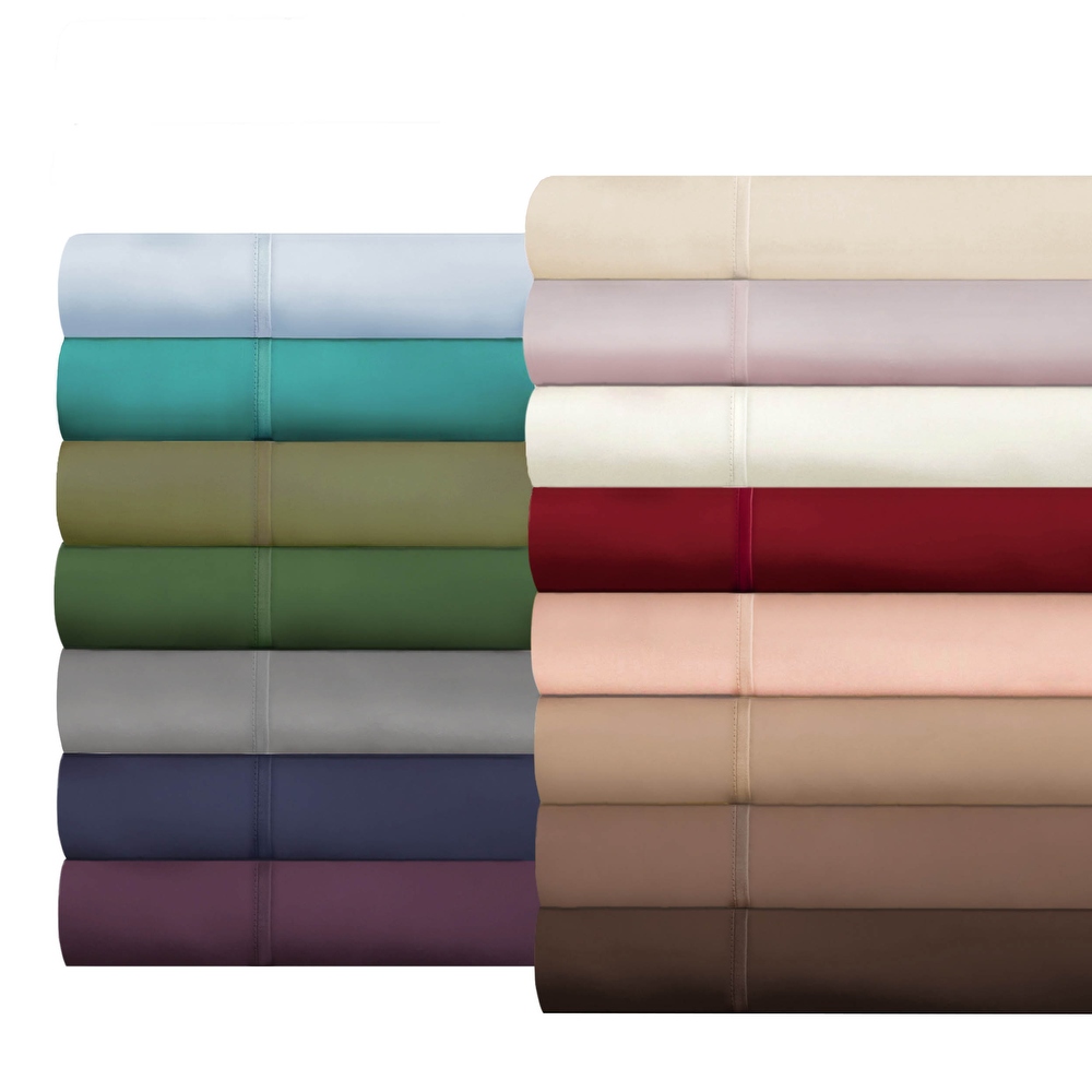 400 TC Egyptian Cotton Deep Pocket Sateen Bed Sheet Set