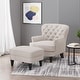 preview thumbnail 7 of 18, Correia Club Chair and Ottoman Set by Christopher Knight Home
