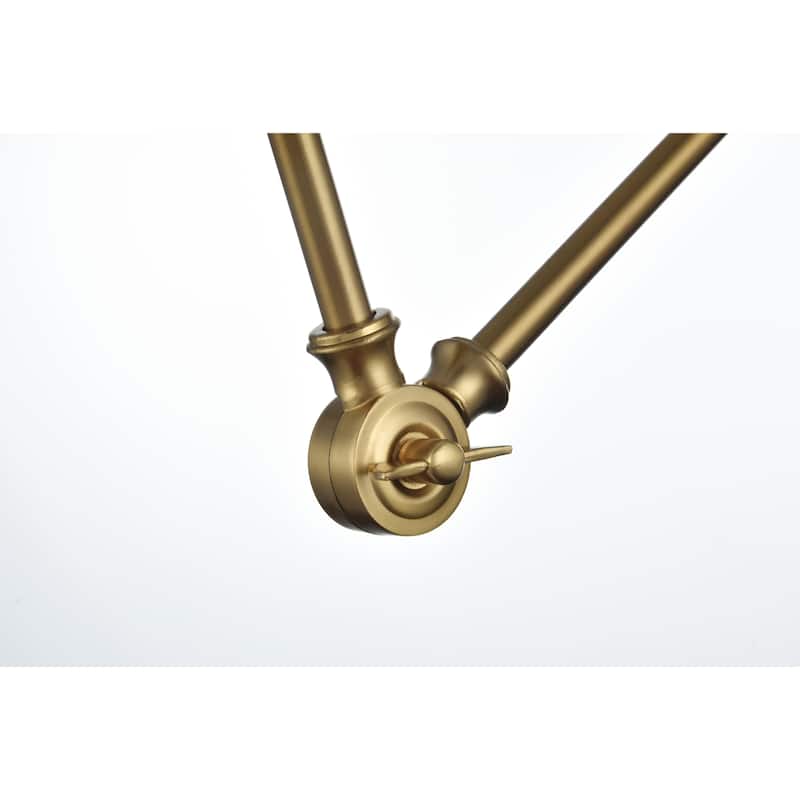 Legend 1 Light Black Swing Arm Wall Sconce - 6