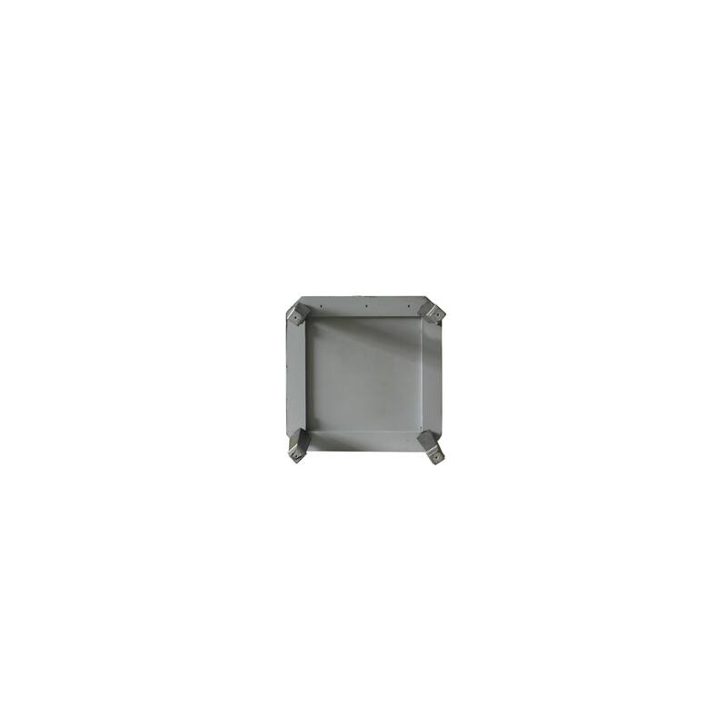 House Beatrice Charcoal & Light Finish End Table