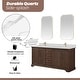 preview thumbnail 113 of 130, Tokyo Bath Vanity with Quartz Stone Top without Mirror