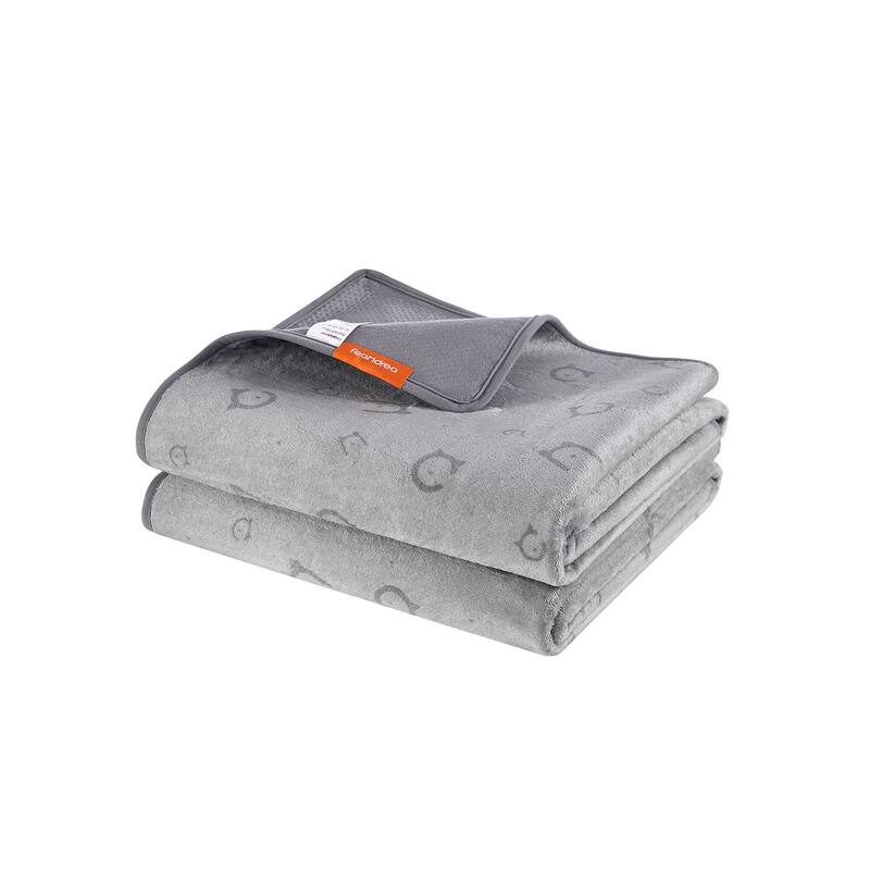 Washable Pee Pads for Dogs, 2 Pack, Reusable, High Absorbency, Leakproof Protection - XXL - Dove-Grey