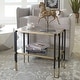 preview thumbnail 1 of 3, Uttermost Kentmore 28" Wide Urban Modern Gold and Black End Table Side Matte Black / Brushed Gold