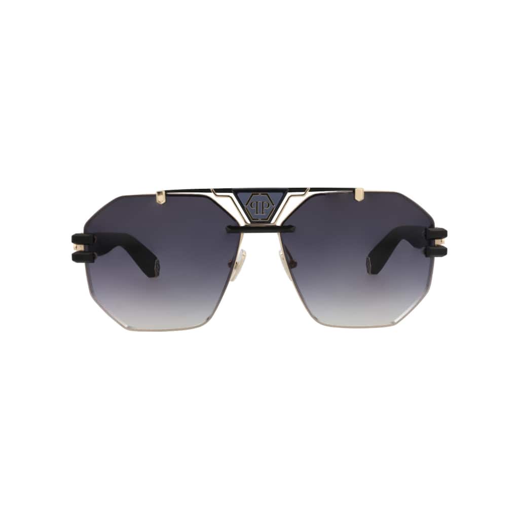 Philipp Plein Aviator-Frame Titanium Sunglasses