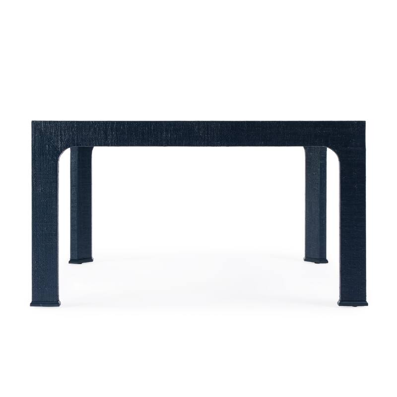 Chatham Glass and Raffia Square 36" Coffee Table