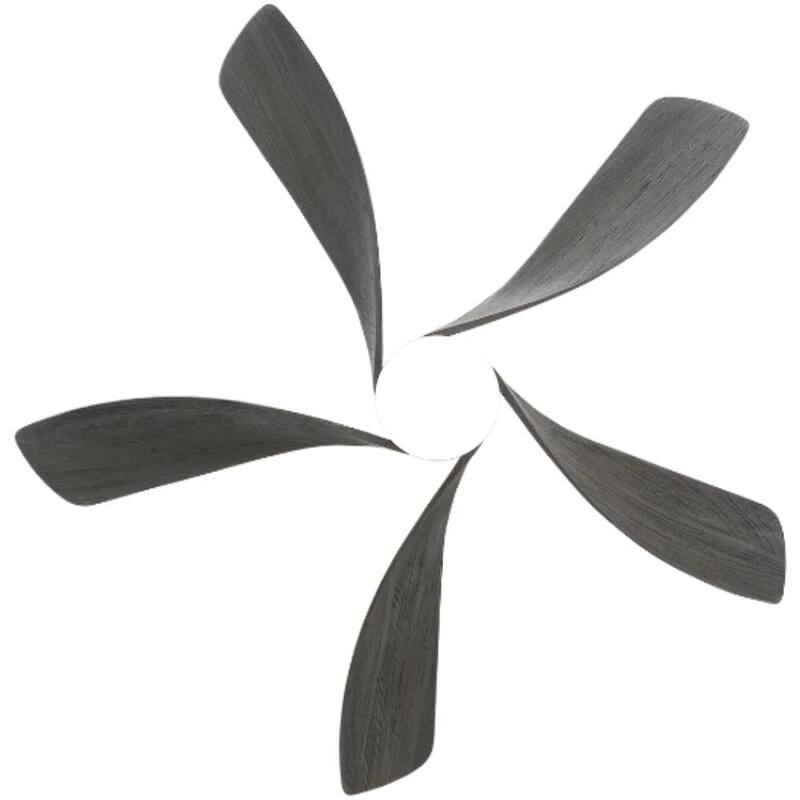 52 Inch Flush Mount Smart Ceiling Fan with Light, APP and Remote Control, Low Profile - 52 inch