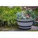 preview thumbnail 17 of 20, Southern Patio Whiskey Barrel Planter