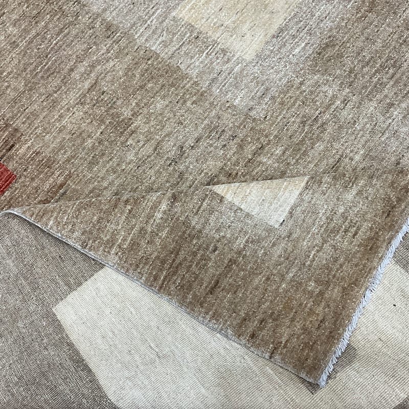 HERAT ORIENTAL Handmade Vegetable Dye Contemporary Wool Rug - 6'4" x 8'10"