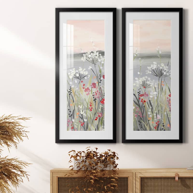 Blushing Wildflowers I-Premium Gallery Framed Print - Ready to Hang