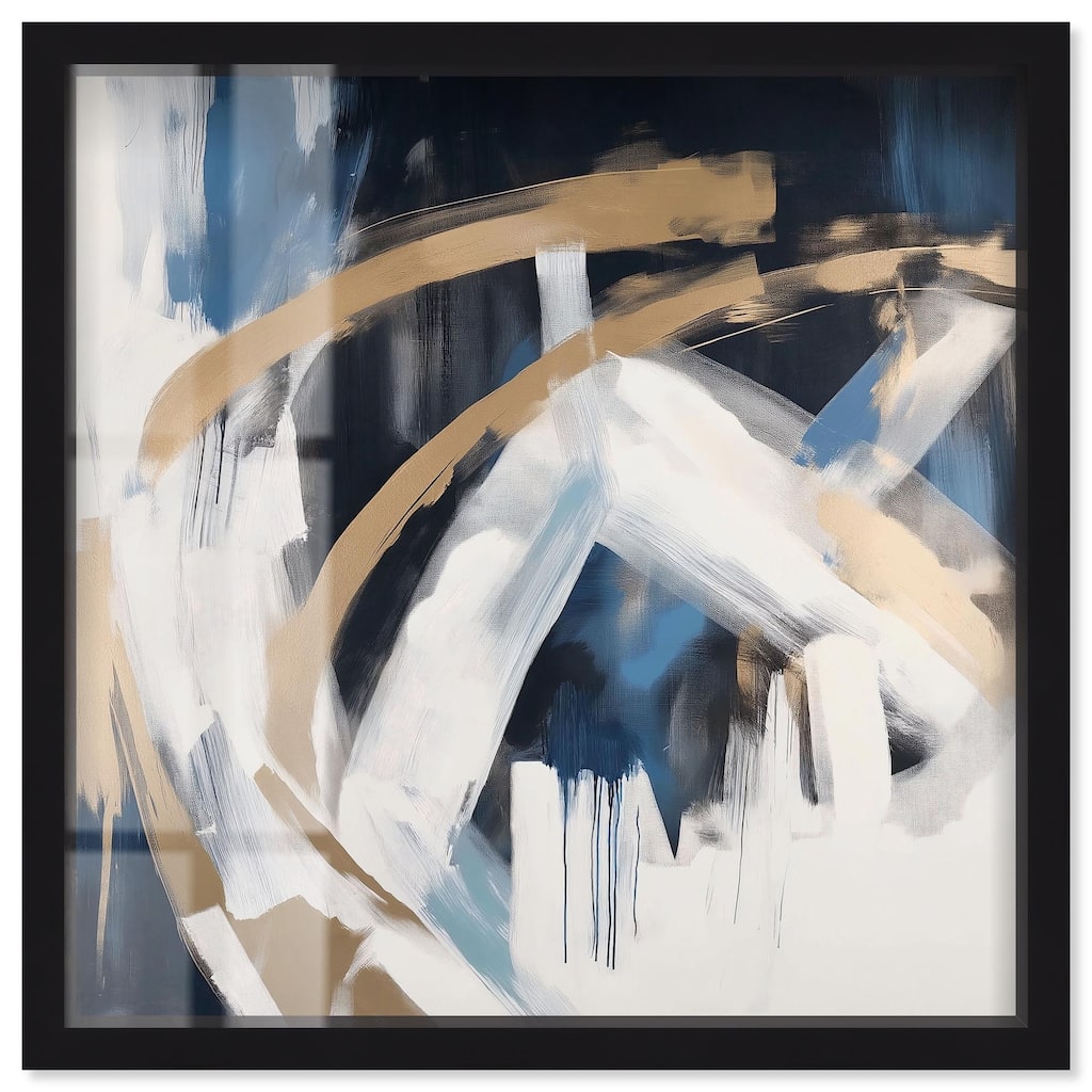 Golden Vortex II Shadowbox by Art Remedy